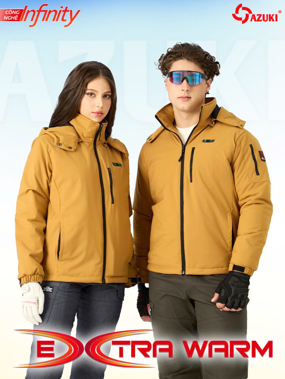 Áo Sưởi Ấm Azuki Raincoat R05 Chống Mưa Cao Cấp Mới Nhất 2026