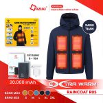 Áo Sưởi Ấm Azuki Raincoat R05 Chống Mưa Cao Cấp Mới Nhất 2026