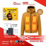 Áo Sưởi Ấm Azuki Raincoat R05 Chống Mưa Cao Cấp Mới Nhất 2026