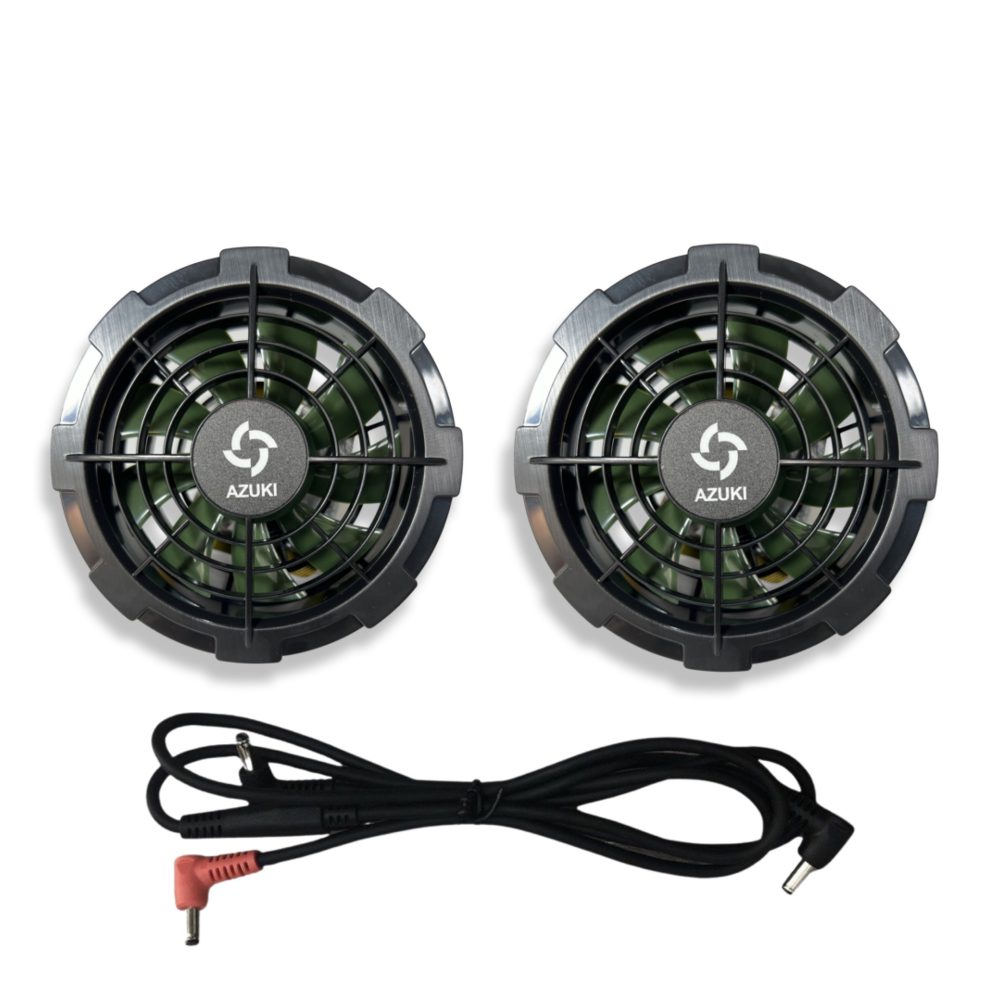 Quạt áo điều hòa không chổi than AZUKI SUPER V2 12V siêu mạnh, chống nước tốt