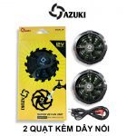 Quạt áo điều hòa không chổi than AZUKI SUPER V2 12V siêu mạnh, chống nước tốt