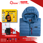 Áo Sưởi Ấm Azuki Chính Hãng Chạy Bằng Pin, Mã Siêu Nhẹ S01, BH 12 Tháng