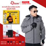 Áo sưởi ấm Azuki Raincoat R05 chống nước, pin 20.000mAh