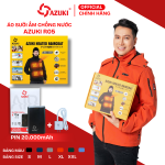 Áo sưởi ấm Azuki Raincoat R05 chống nước, pin 20.000mAh