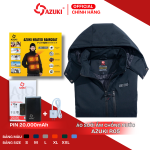 Áo sưởi ấm Azuki Raincoat R05 chống nước, pin 20.000mAh