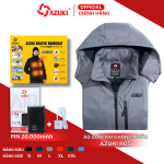 Áo sưởi ấm Azuki Raincoat R05 chống nước, pin 20.000mAh