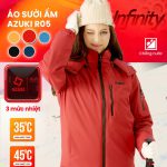 Áo Sưởi Ấm Azuki Raincoat R05 Chống Mưa Tuyết,Chạy Pin 20000mah, BH 12 Tháng Chính Hãng