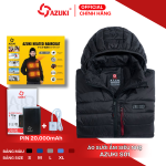 Áo Sưởi Ấm Azuki Chính Hãng Chạy Bằng Pin, Mã Siêu Nhẹ S01, BH 12 Tháng