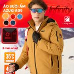Áo Sưởi Ấm Azuki Raincoat R05 Chống Mưa Tuyết,Chạy Pin 20000mah, BH 12 Tháng Chính Hãng