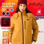 Áo Sưởi Ấm Azuki Raincoat R05 Chống Mưa Tuyết,Chạy Pin 20000mah, BH 12 Tháng Chính Hãng