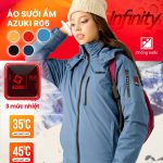 Áo sưởi ấm Azuki Raincoat R05 chống nước, pin 20.000mAh