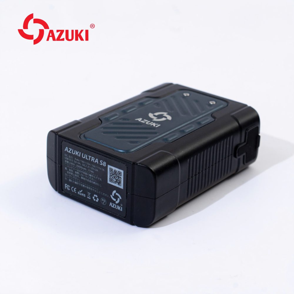 Pin áo điều hòa Azuki Ultra S8 20.000mAh siêu trâu, độ bền cao, có đèn sáng ban đêm