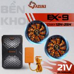 Bộ Phụ Kiện Áo Điều Hòa Azuki Extra Light EX-9 New Season 2024 Pin 25.500mAh – Quạt 21V