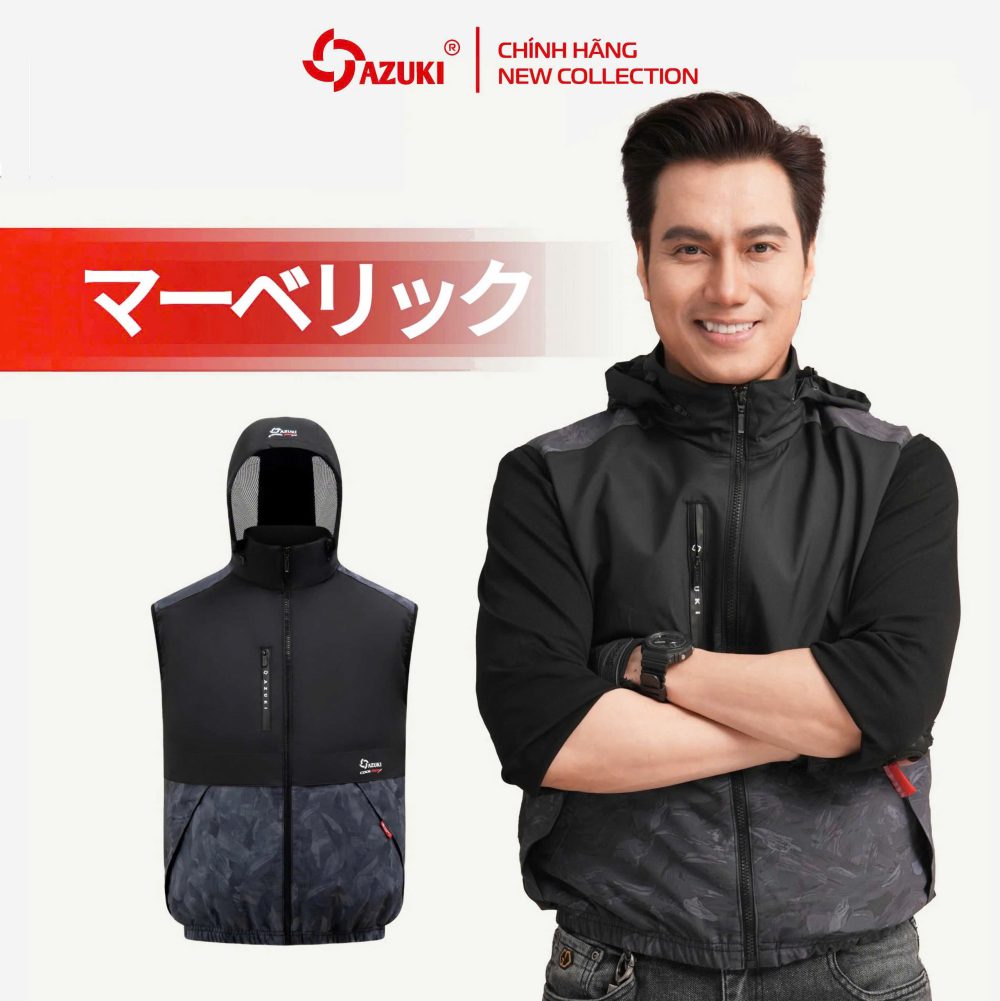 Áo Điều Hòa Azuki Ghi- Lê UV CUT (Chỉ Áo Rời)