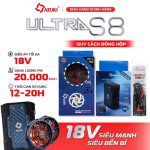 Bộ Phụ Kiện Áo Điều Hòa Azuki Ultra S8 Pin 20000mAh - Quạt 18V Mới Nhất 2025