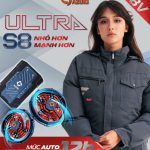 Bộ Áo Điều Hòa Azuki Ultra S8 - Pin 20.000mAh - Quạt 18V Siêu HOT 2025