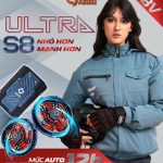 Bộ Áo Điều Hòa Azuki Ultra S8 - Pin 20.000mAh - Quạt 18V Siêu HOT 2025
