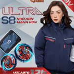 Bộ Áo Điều Hòa Azuki Ultra S8 - Pin 20.000mAh - Quạt 18V Siêu HOT 2025