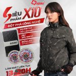 ÁO LÀM MÁT GẮN QUẠT AZUKI EXTRA X10 PIN 24000mah, QUẠT 26V SIÊU MẠNH