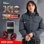Bộ Áo Điều Hòa Azuki Extra X10: Pin 24000mAh - Quạt 26V Mạnh Nhất Thị Trường