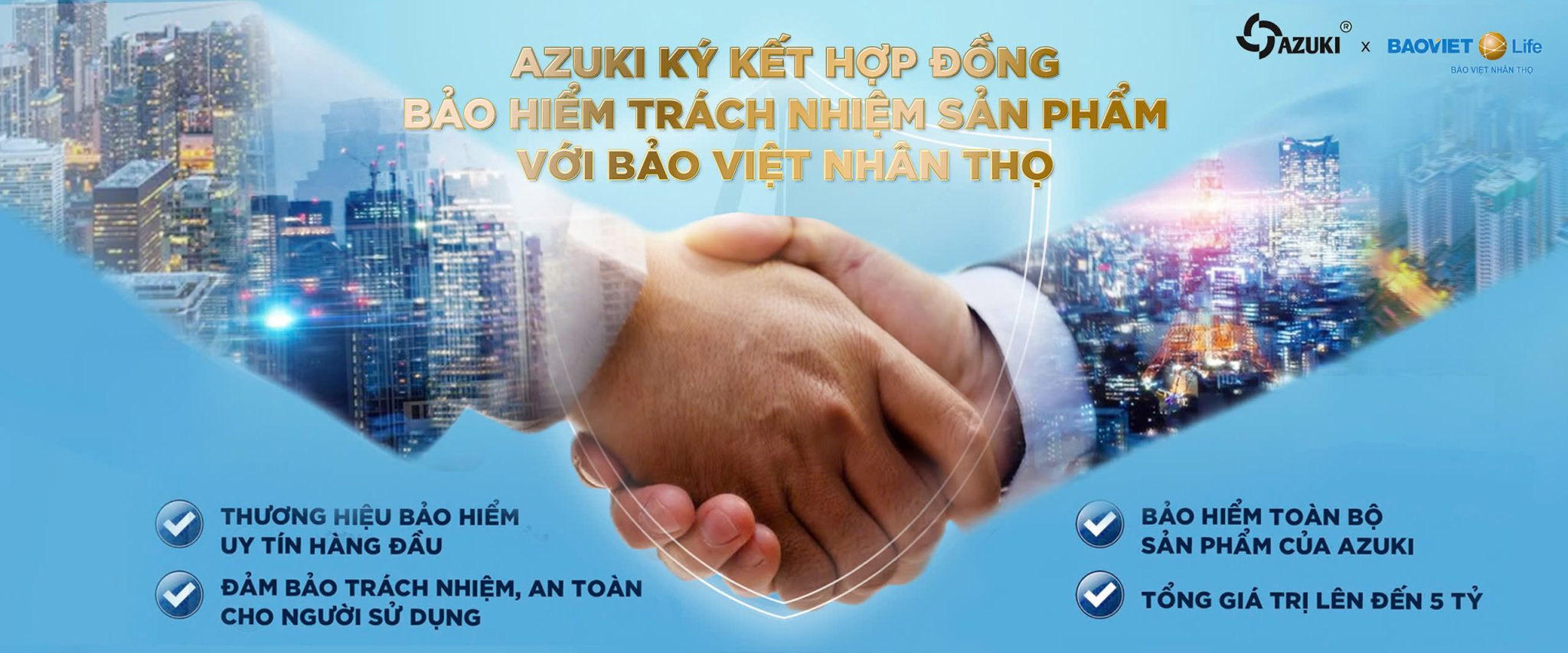 Azuki ký kết hợp đồng bảo hiểm trách nhiệm sản phẩm với Bảo Việt Nhân Thọ