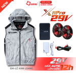 Bộ Áo Điều Hòa Gile Azuki X11 Pro 29V Siêu Mát - Áo Siêu Nhẹ