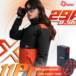 Áo Điều Hòa Azuki X11 Pro Chính Hãng, Quạt 29V Mạnh Nhất, Pin 30.000mAh Siêu Khủng
