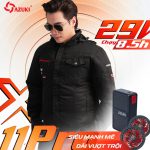 Áo Điều Hòa Azuki X11 Pro Chính Hãng, Quạt 29V Mạnh Nhất, Pin 30.000mAh Siêu Khủng