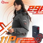 Áo Điều Hòa Azuki X11 Pro Chính Hãng, Quạt 29V Mạnh Nhất, Pin 30.000mAh Siêu Khủng