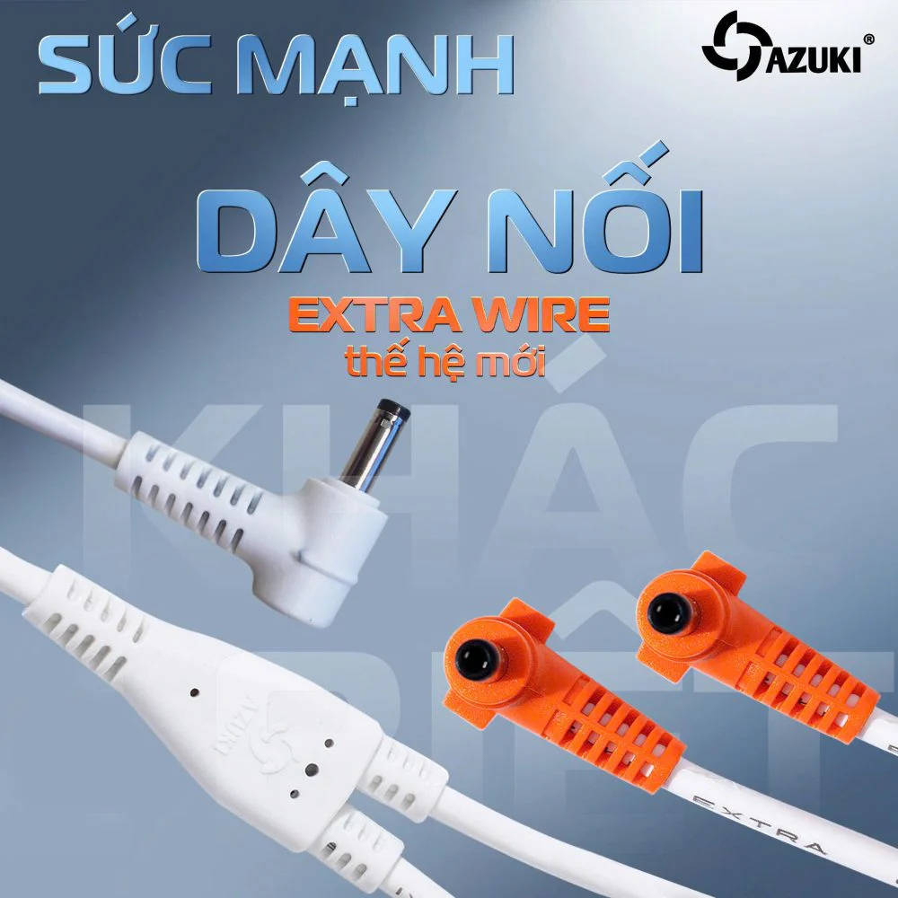 Dây nối Quạt 18V Azuki Ultra S8 [Bảo hành chính hãng 12 tháng]