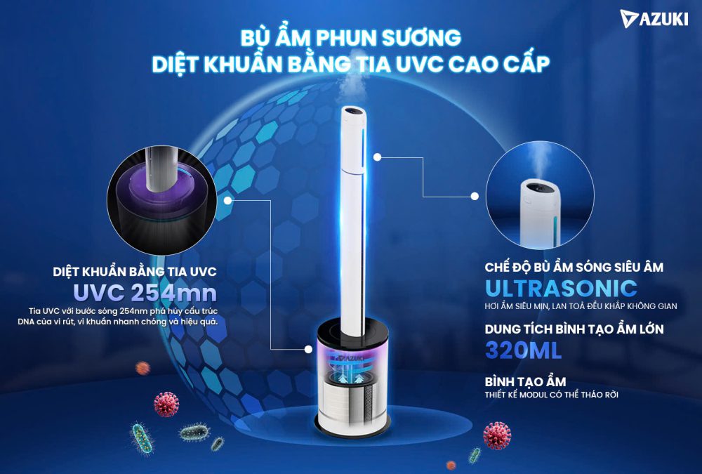 quạt tháp bù ẩm Azuki SK09