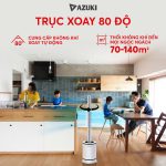 Quạt Tháp Sưởi Ấm Không Cánh 2 Chiều AZUKI SK09 - Giải Pháp 4IN1 Cho Cuộc Sống Hiện Đại