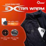 Áo Sưởi Ấm Azuki Extra Warm Ghile G60,Chạy Pin 20000mah, BH 12 Tháng Chính Hãng