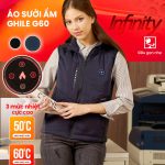 Áo Sưởi Ấm Azuki Extra Warm Ghile G60,Chạy Pin 20000mah, BH 12 Tháng Chính Hãng