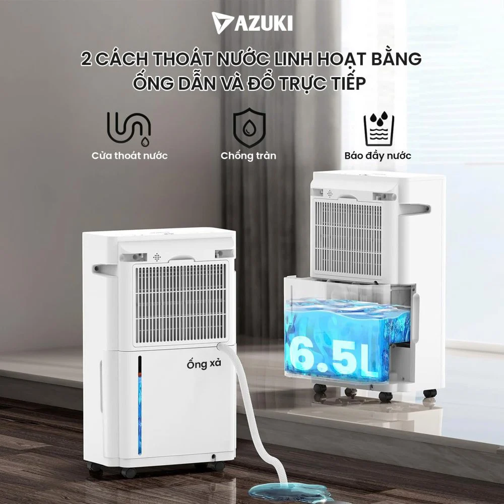 Máy Hút Ẩm Kiêm Lọc Không Khí Azuki Galaxy X4 – Công Suất 25L, Khử Ẩm Mốc, Lọc Bụi PM2.5