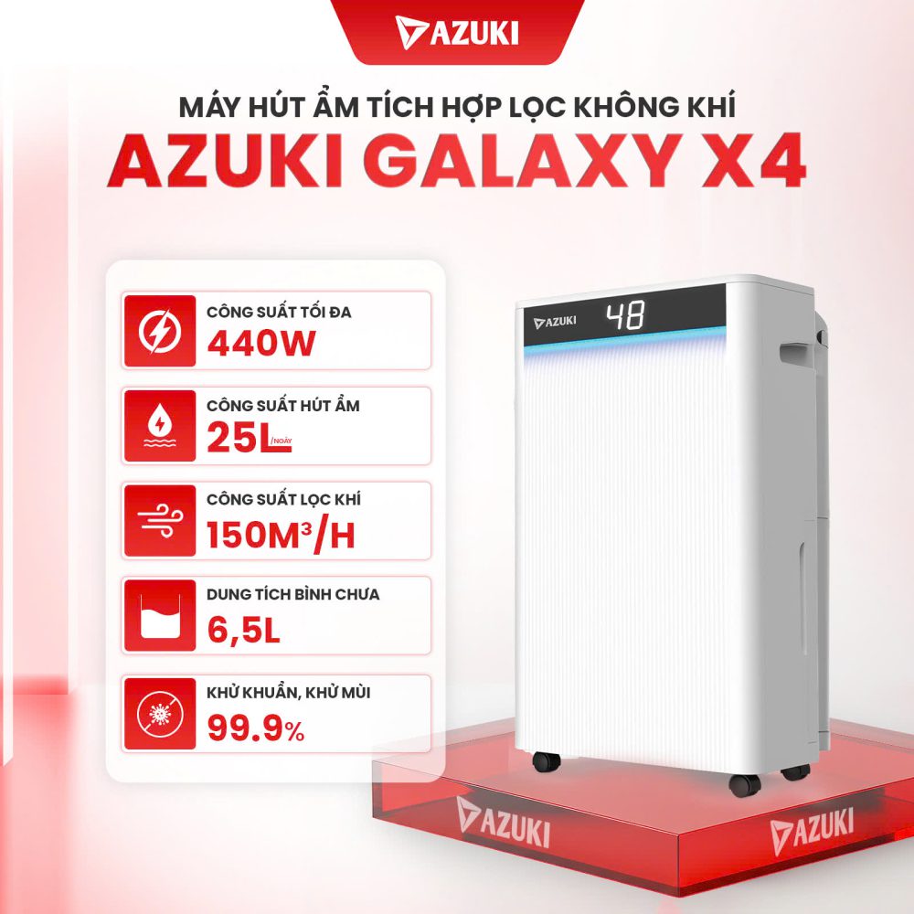 máy hút ẩm Azuki Galaxy X4