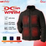 Áo Sưởi Ấm AZUKI EXTRA WARM S03 Dài Tay Siêu Nhẹ - 6 Vùng Sưởi, 3 Mức Nhiệt An Toàn