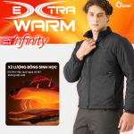 Áo Sưởi Ấm AZUKI EXTRA WARM S03 Dài Tay Siêu Nhẹ - 6 Vùng Sưởi, 3 Mức Nhiệt An Toàn