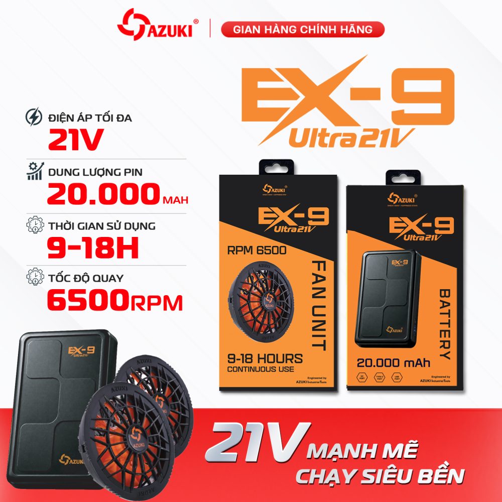 Bộ Phụ kiện EX9 21V Mạnh Mẽ - Nhỏ Gọn