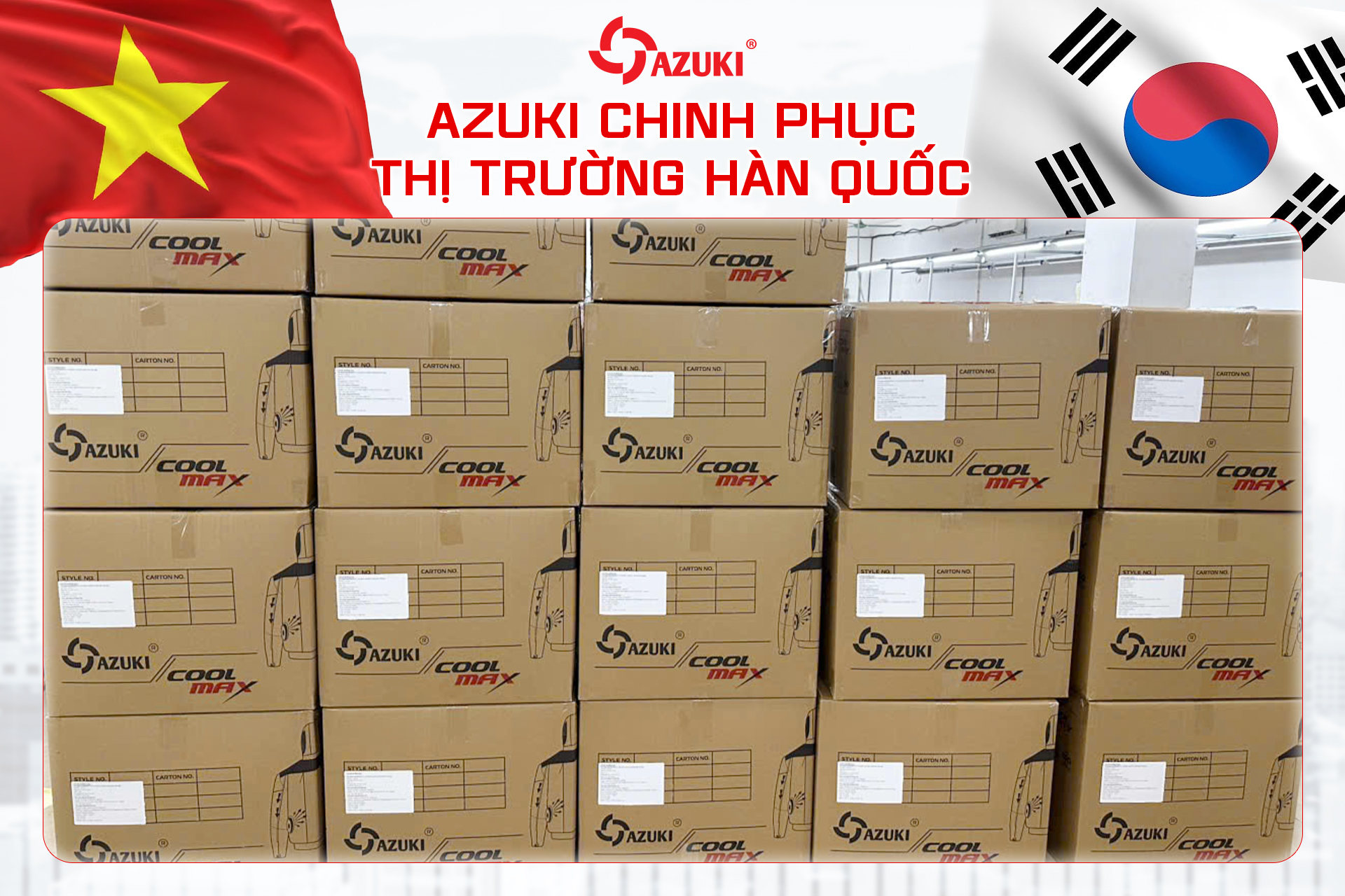 áo điều hoà azuki xuất khẩu sang hàn quốc 