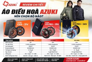 review áo điều hoà azuki